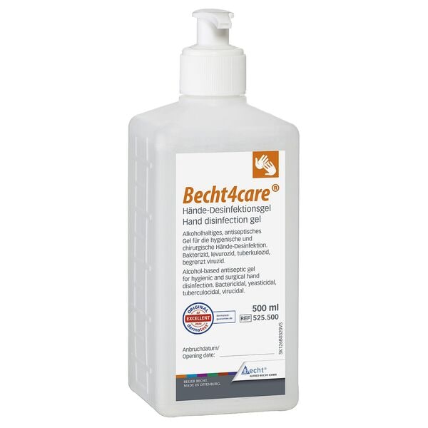 BECHT Händedesinfektionsgel 500 ml Image