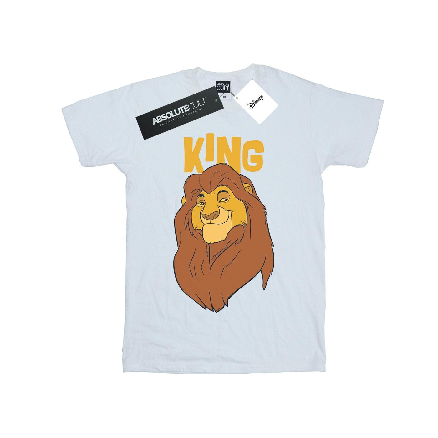 Disney - "The Lion King Mufasa King" T-Shirt für Jungen (Weiß) Image