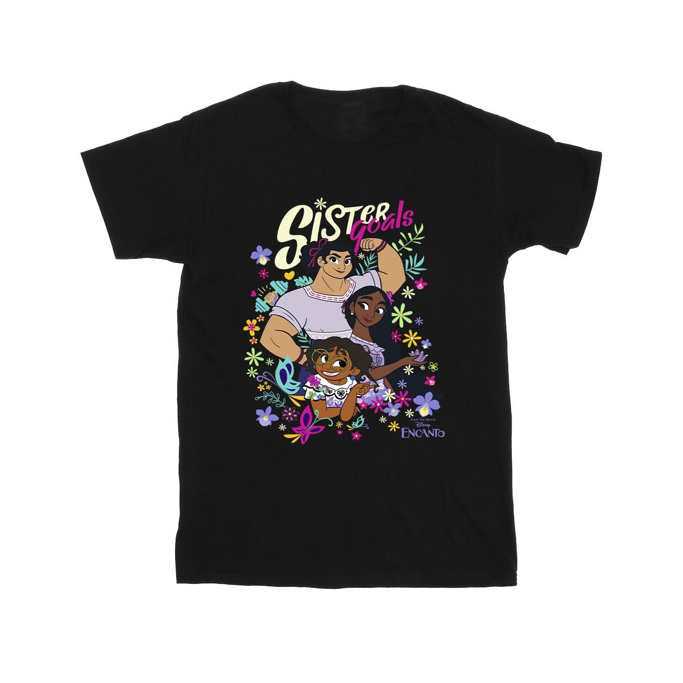 Disney - "Encanto Sister Goals" T-Shirt für Jungen (Schwarz) Image