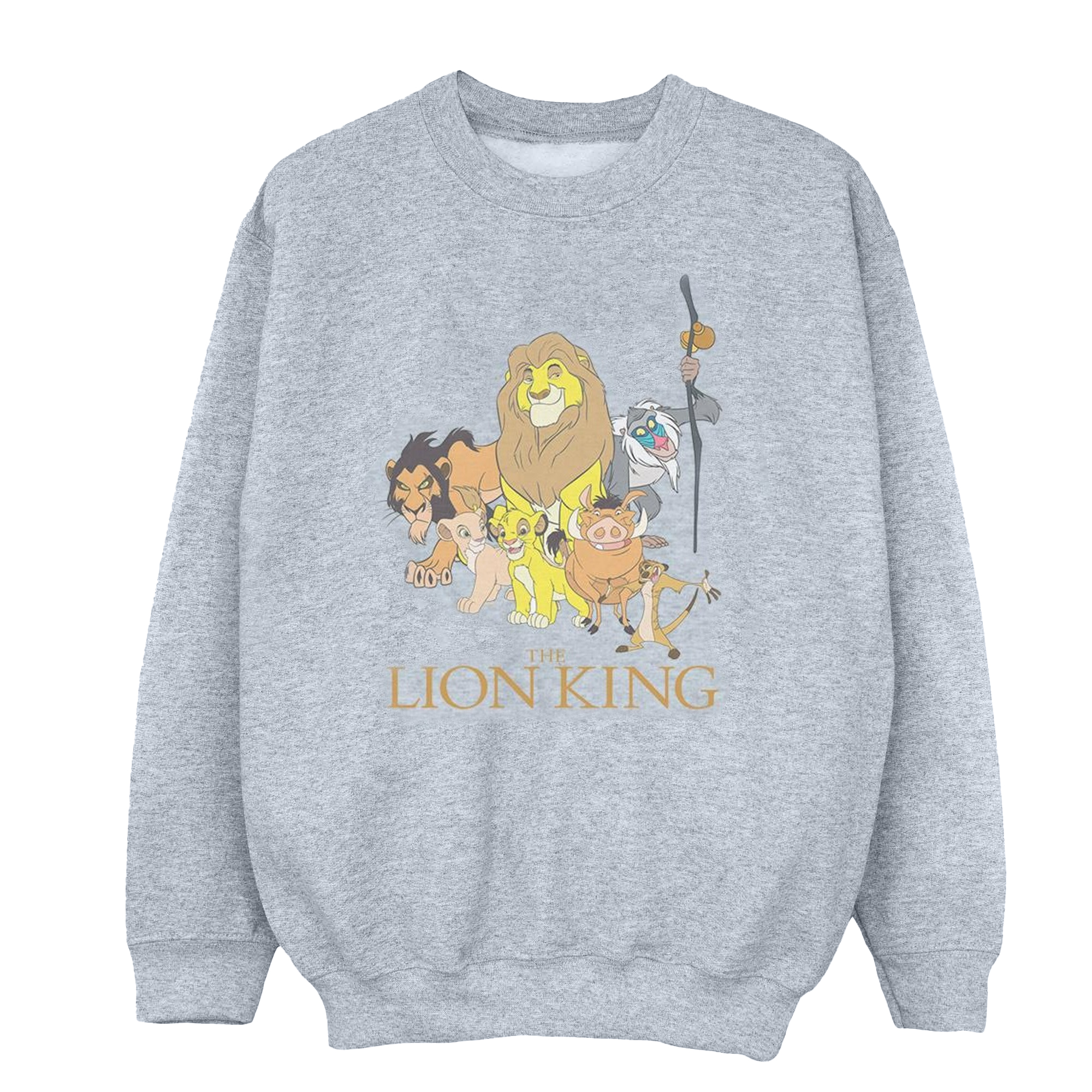 Disney - "The Lion King Group" Sweatshirt für Mädchen (Grau) Image