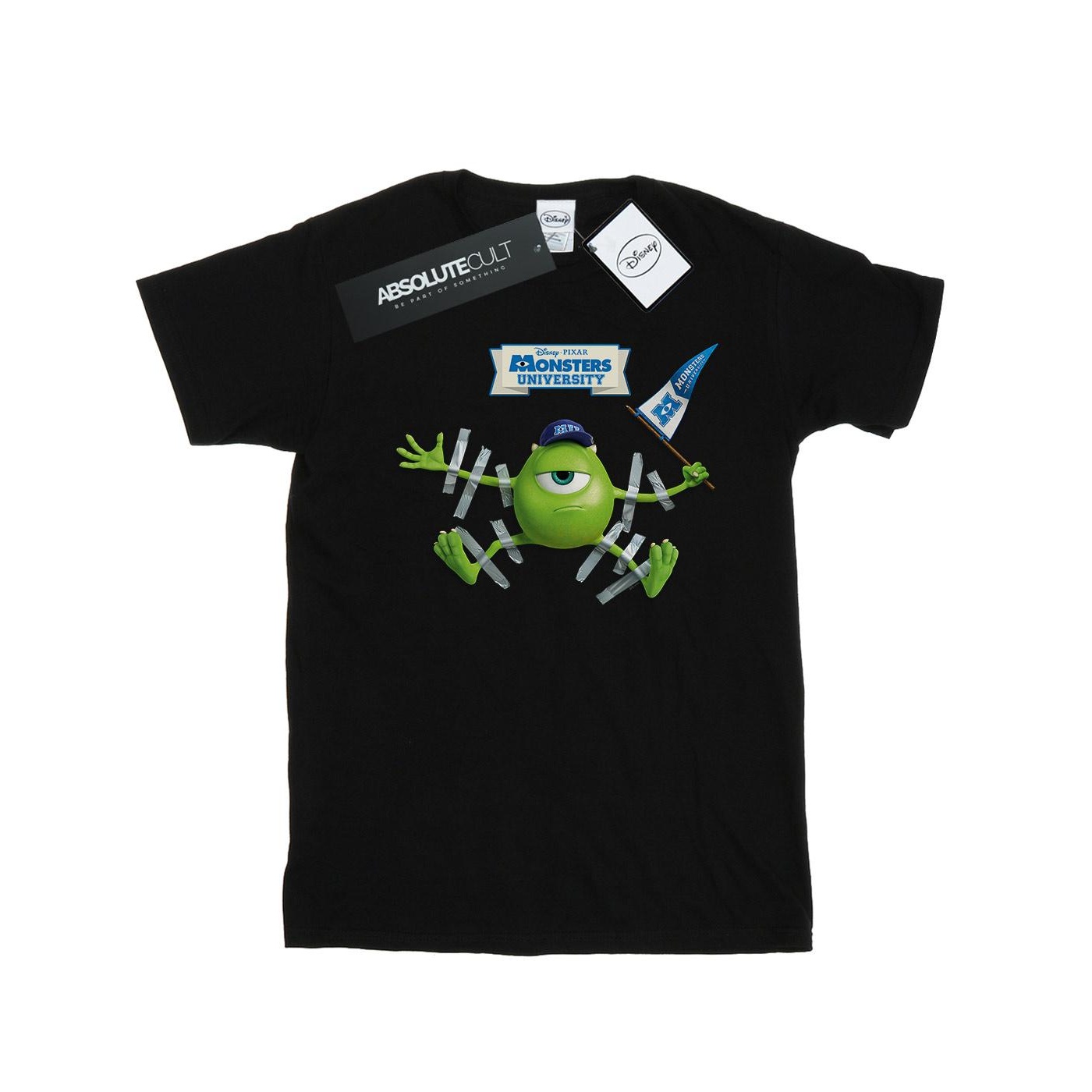 Disney - "Monsters University Taped Mike" T-Shirt für Jungen (Schwarz) Image