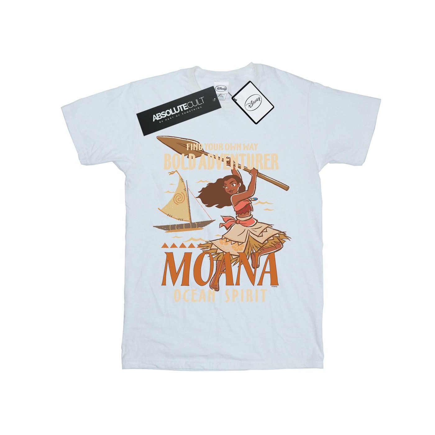 Disney - "Moana Find Your Own Way" T-Shirt für Mädchen (Weiß) Image