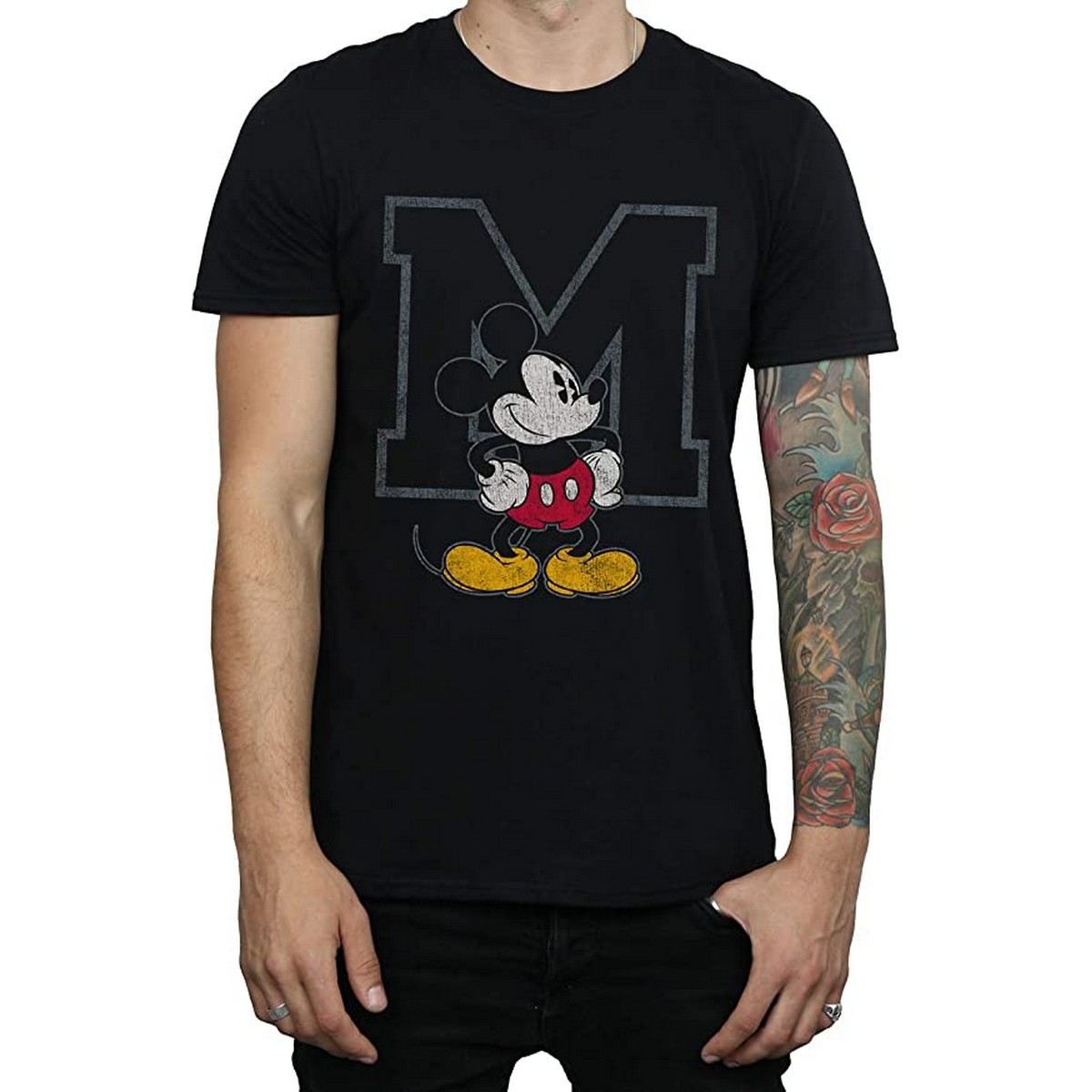 Disney - "Classic M" T-Shirt für Herren (Schwarz) Image
