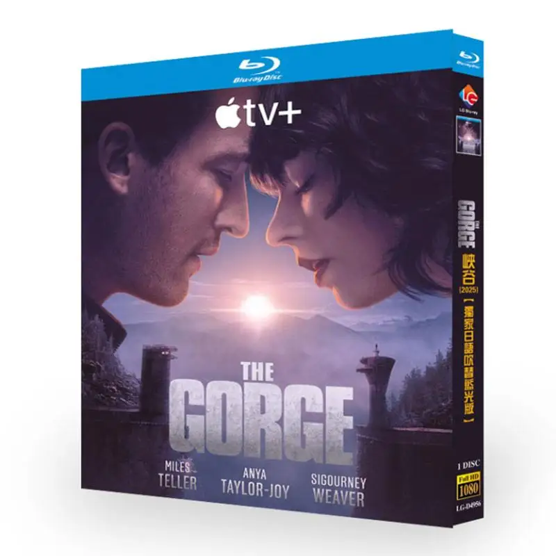 The Gorge (2025) Blu-ray Disc (film) Boîte CD 1080 avec sous-titres chinois et anglais