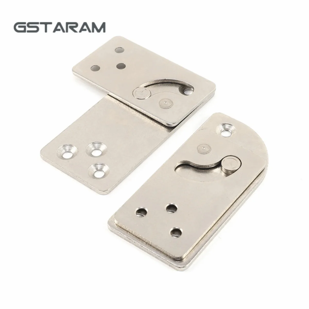 GSTARAM Drehtisch-Hardware mit rechter Öffnung, 90-Grad-Drehung, multifunktionale Möbel-Hardware, linker klappbarer Drehtisch, Schreibtisch Image