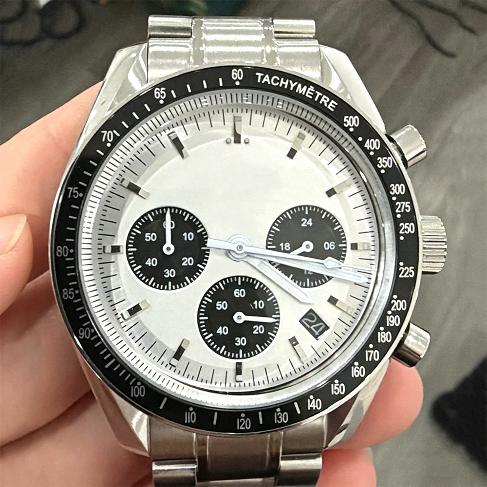 VK63 Herrenuhr Quarzuhr VK63 Uhrwerk 39,7mm Luxus Mode Casual Herrenuhren VK63 Chronograph Quarzuhren Image