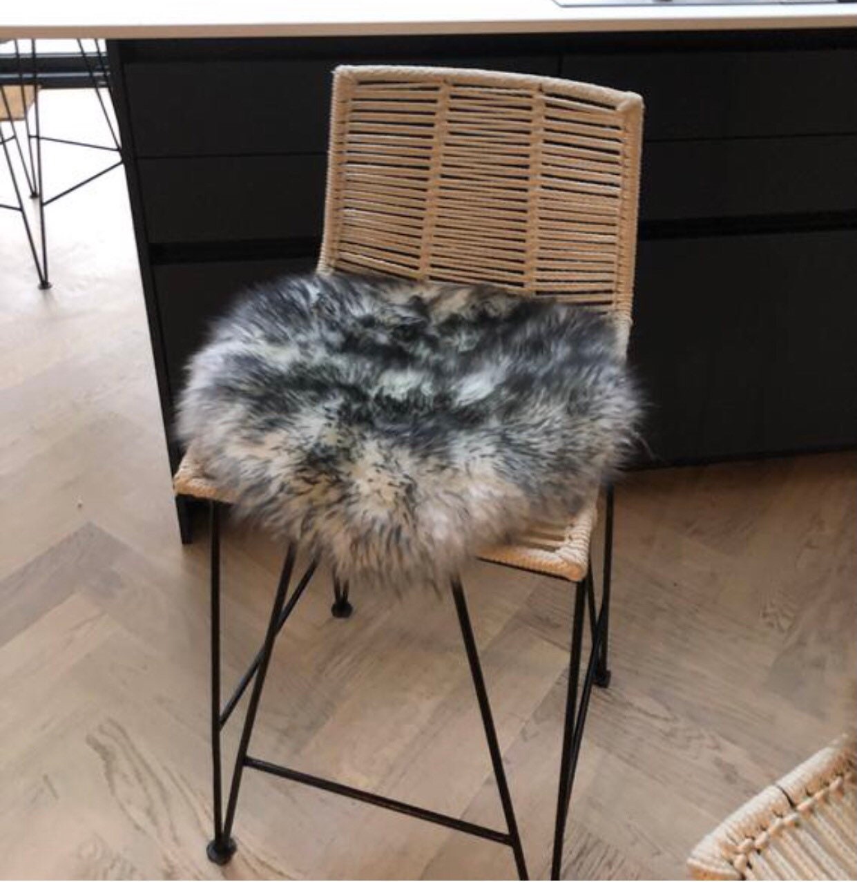 cuscini per sedili in pelle di pecora più lunghi, cuscino per sedili, cuscino per sedia, vera pelle di pecora, ufficio in casa, cuscino per sedia da s