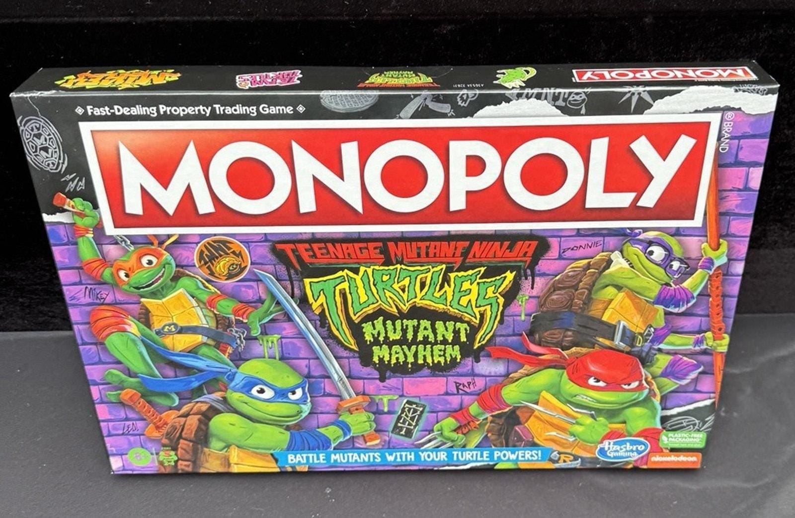 Nuovo gioco da tavolo Monopoly Teenage Mutant Ninja Turtles Mutant Mayhem TMNT