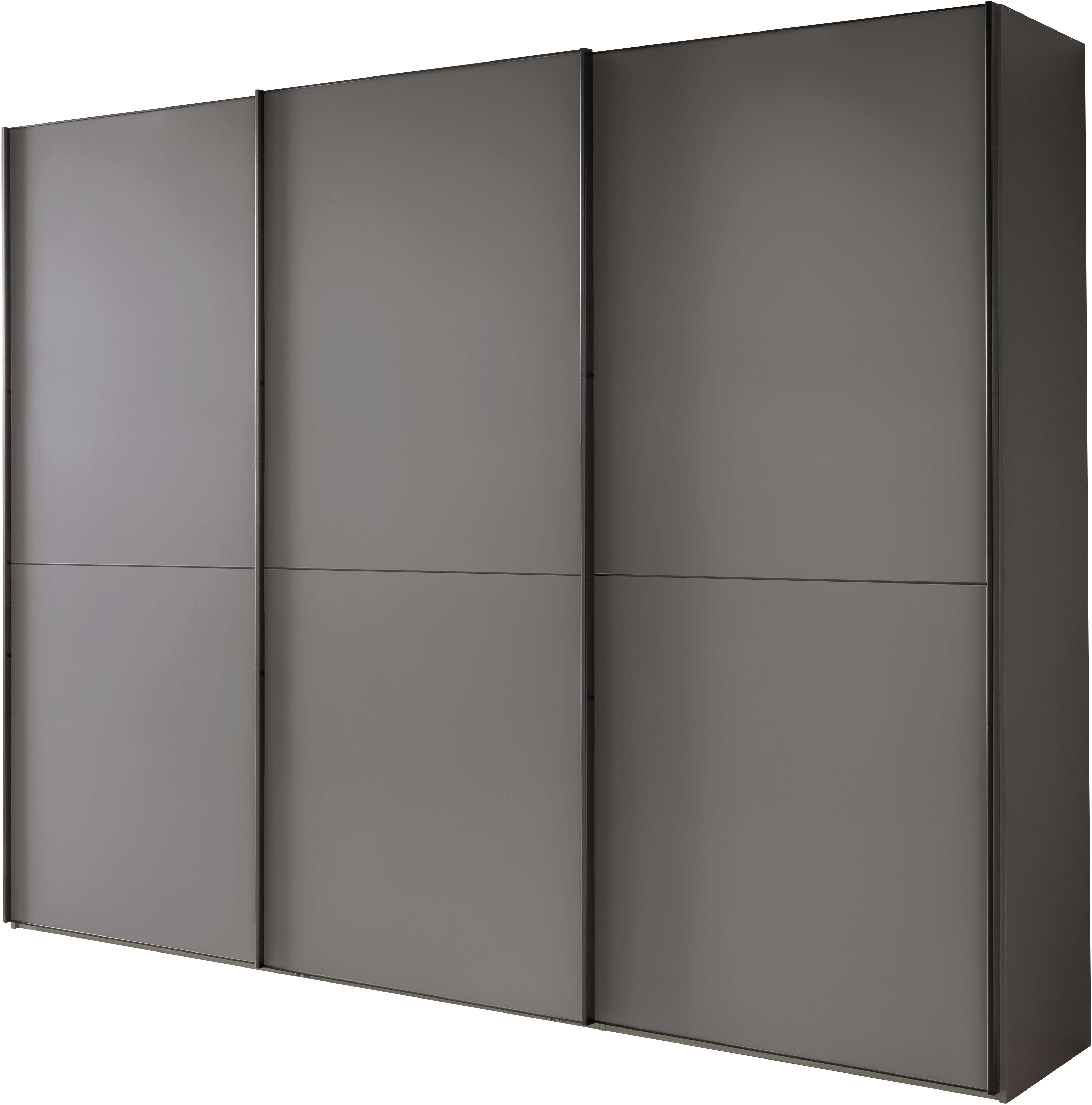 Schwebetürenschrank WIEMANN "Phoenix, Made in Germany, modernes Design, Highlight, Blickfang", lava, dekor, B:279cm H:217cm T:67cm, Schränke, Schwebetürenschrank, maximaler Staurraum, inkl.Einlegeböden, Wäscheböden u. Dämpfer Image