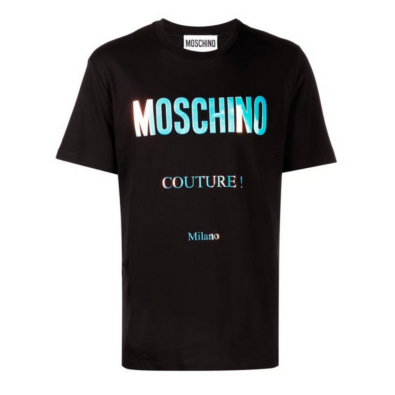 Moschino - "Couture" T-Shirt für Herren, Logo (Schwarz) Image