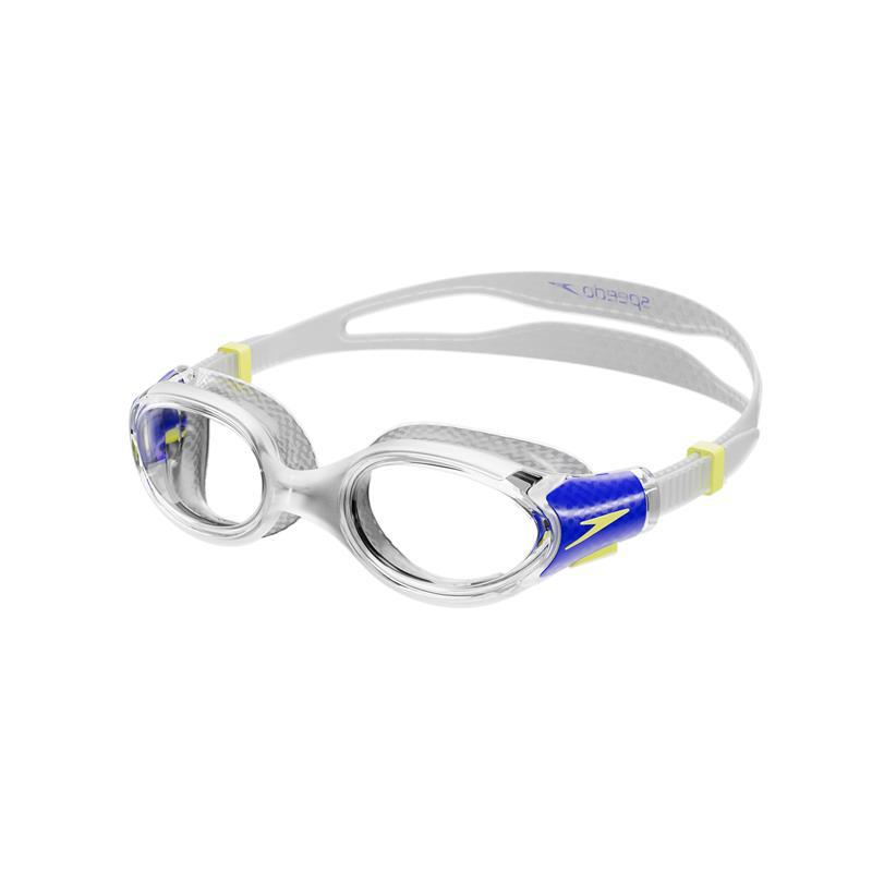 Speedo - "Biofuse 2.0" Schwimmbrille für Kinder (Transparent/Blau) Image
