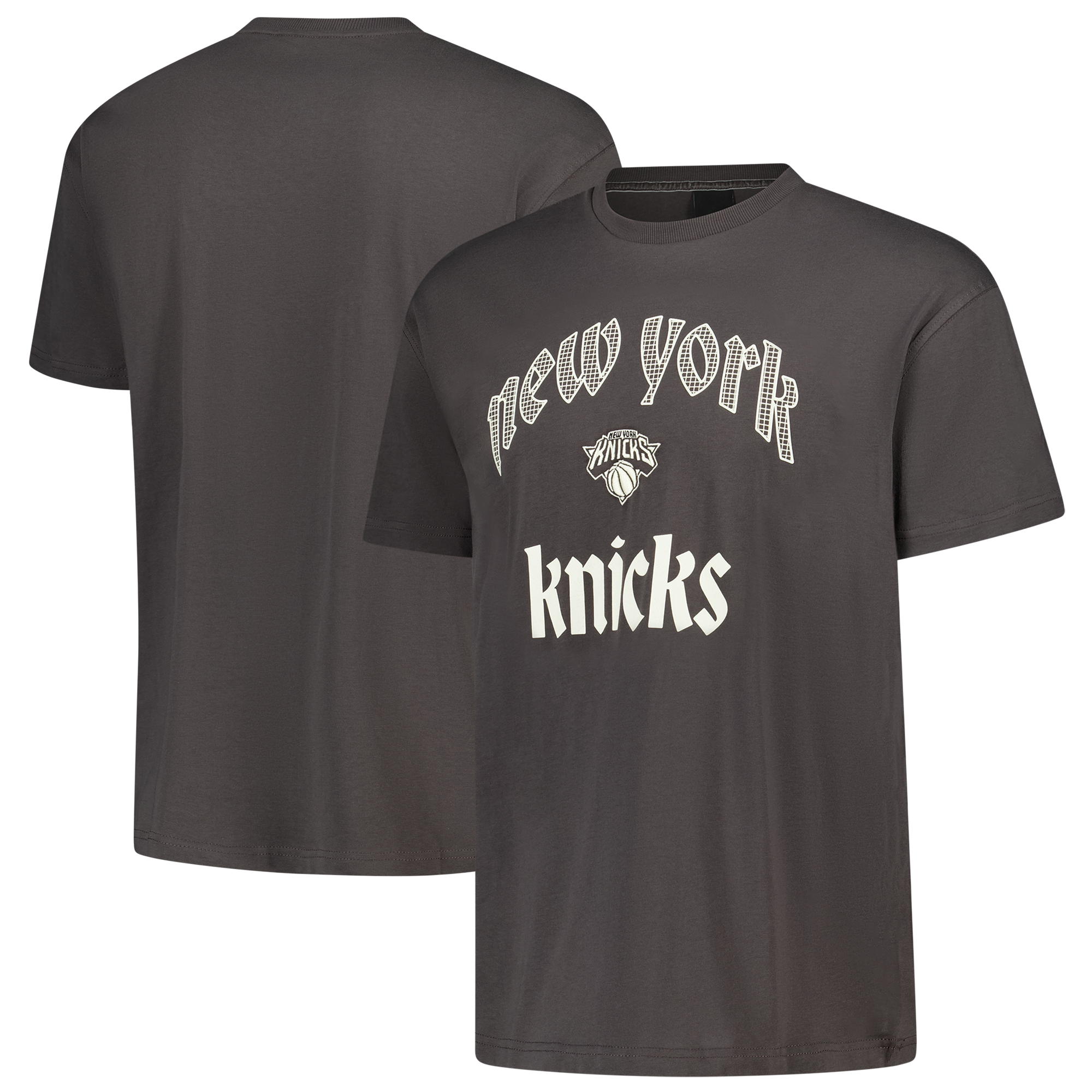 T-shirt à manches courtes super doux New York Knicks Elements - Gris classique - Homme - Homme Taille: M