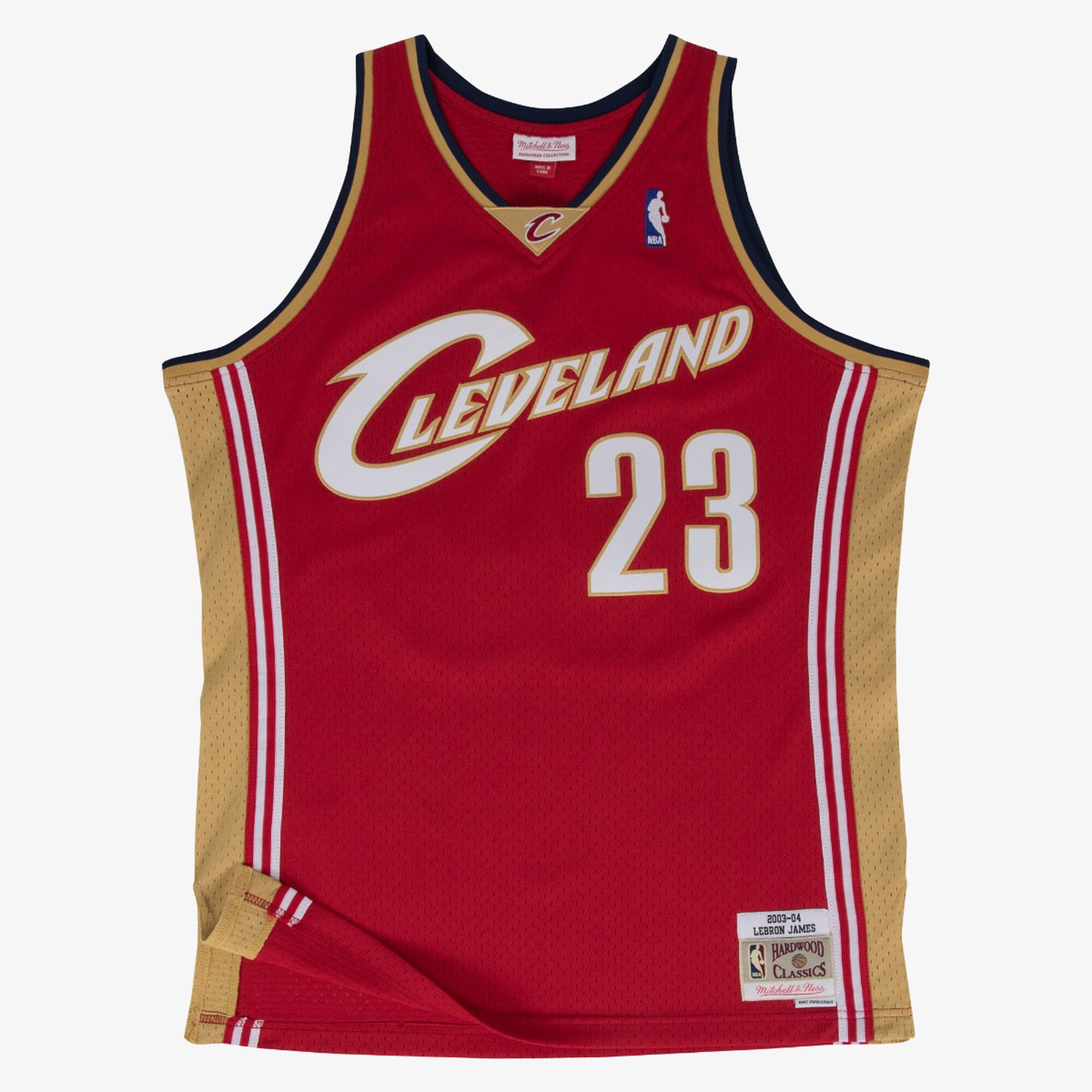 Cleveland Cavaliers Mitchell & Ness Swingman Trikot Road Lebron James 2003-04