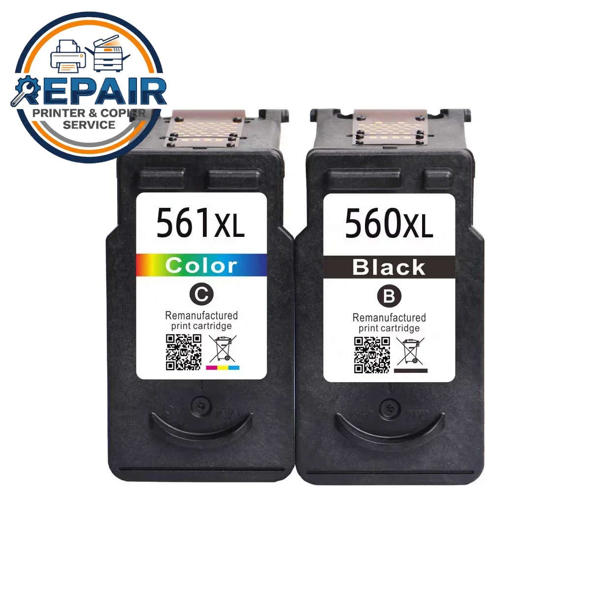 PG 560 PG 560XL PG-560 PG 560 CL 561 Farbwiederherstellte Tintenpatrone für Canon PIXMA TS5350 TS5351 TS5352 TS5353 Drucker Image