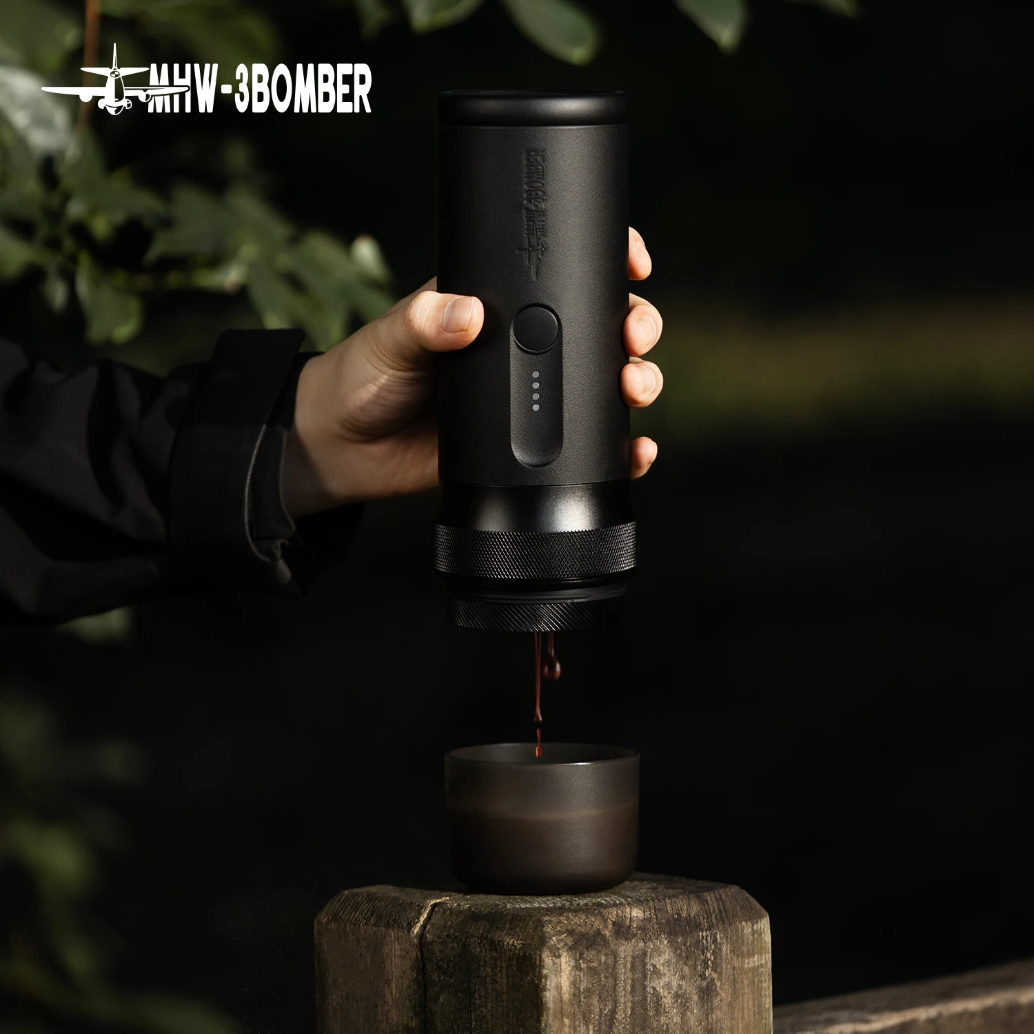 MHW-3BOMBER X-press58 Espressomaschine USB Tragbare elektrische Kaffeemaschine Reisekaffeemaschine für Camping mit Aufbewahrungstasche Kit Image