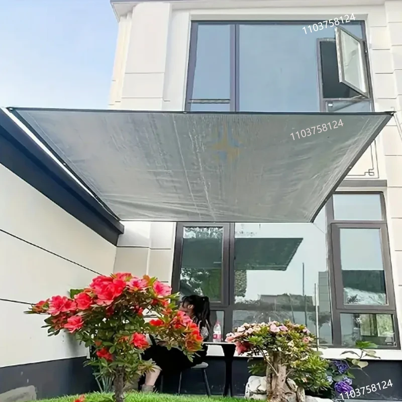 UV-Schirm, verstellbar, hochdichtes Polyethylen für Garten, Schatten, Gewächshaus, Innenhof, Flur, Auto, Schuppenmarkise Image