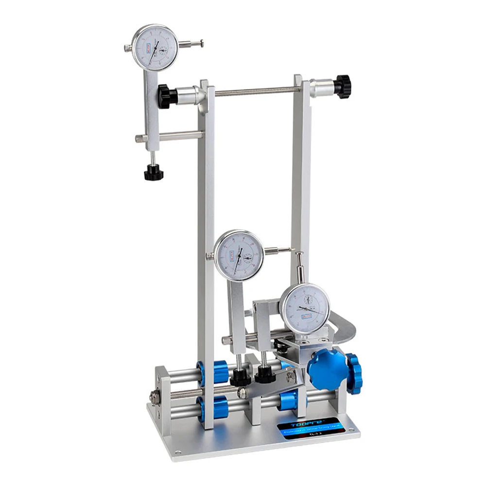 TOOPRE Professionelle Fahrrad Rad Abrichten Ständer Mit Messuhr Gauge Fahrrad Einstellung Felgen Rennrad MTB Fahrrad Rad Reparatur Werkzeuge