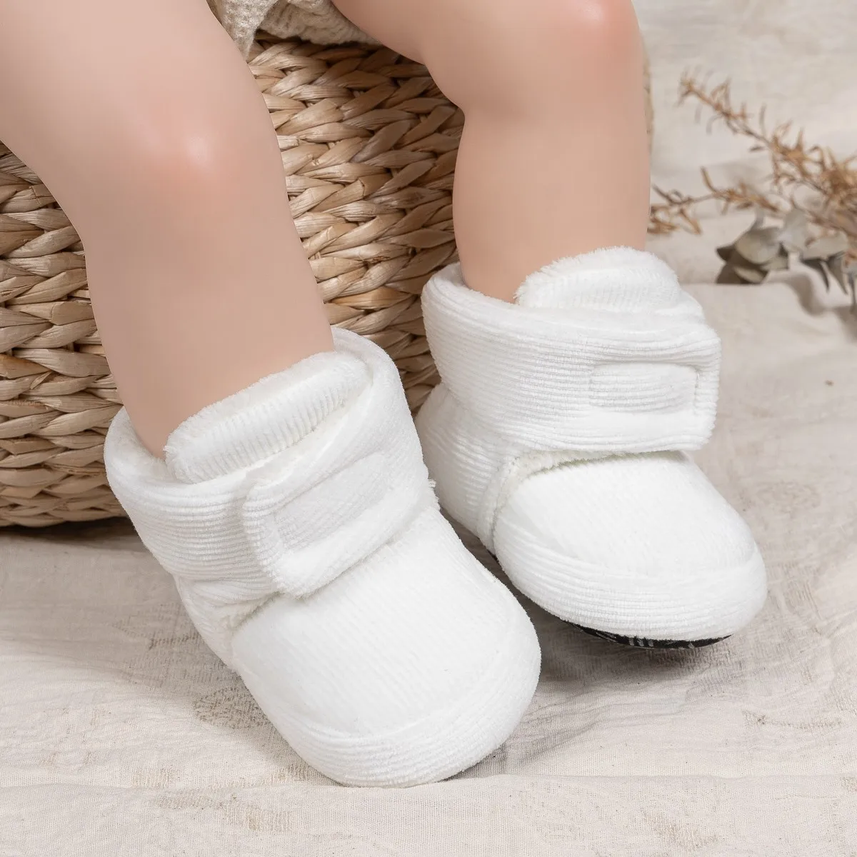Winter Neugeborenen Baby Schuhe Jungen & Mädchen Warme Baumwolle Schnee Stiefel Mode Nette Weiche Sohle Bequeme Schuhe