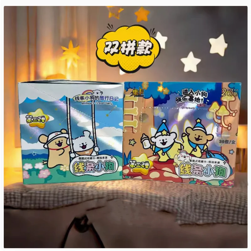 Sammelkarte Linie Welpen Reisetagebuch Second Bullet Third Bullet Series Sammelkarte Niedliche süße Karte Anime Perip für Kinder