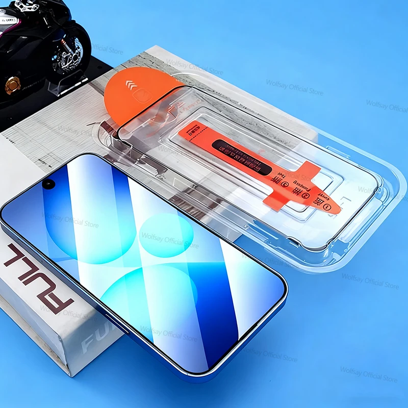 Dust Free Easy Install Glass For Samsung Galaxy A17 5G Screen Protector Samsung Galaxy A17 Full Glue Tempered Glass Galaxy A17