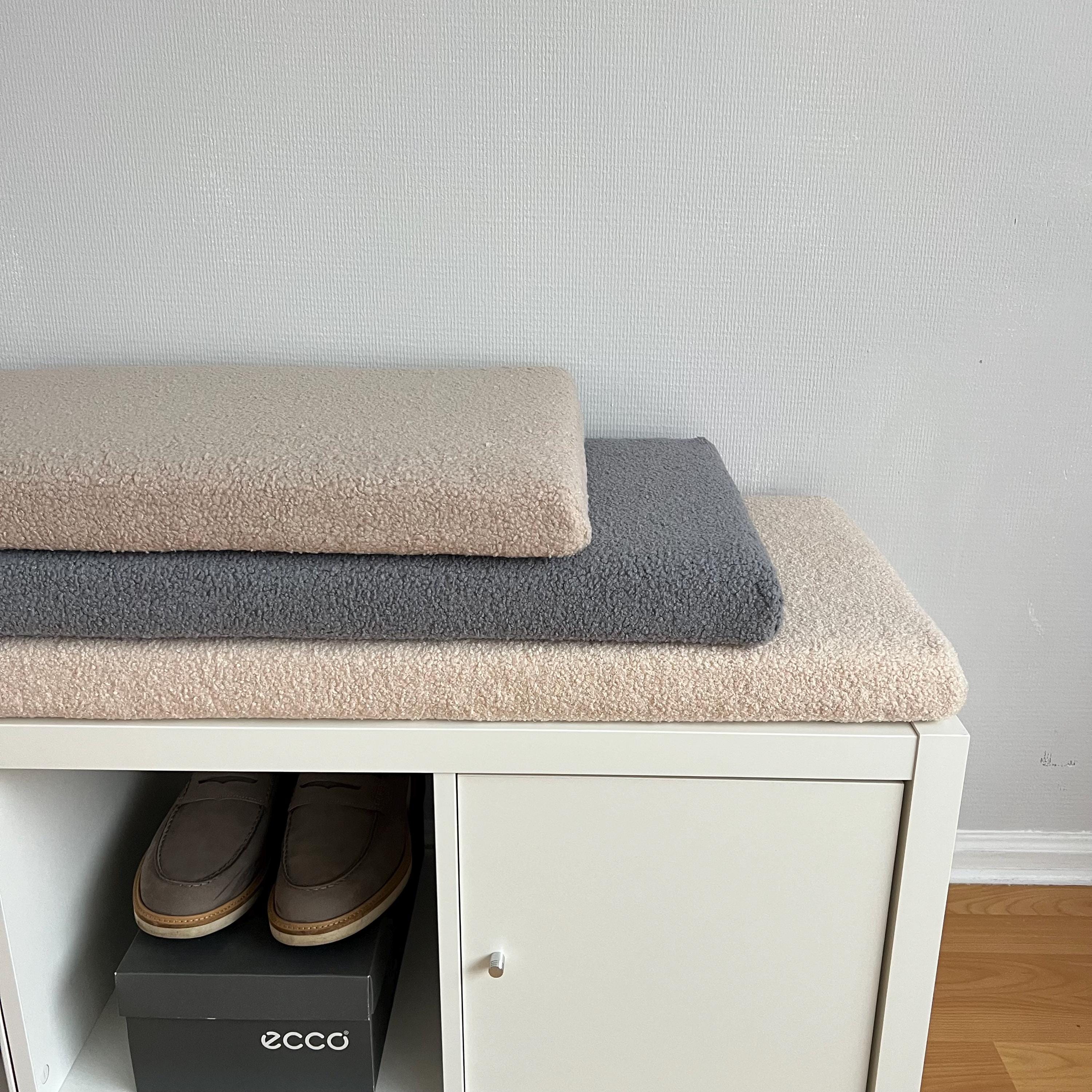 Cuscino per panca IKEA Kallax / Cuscino per seduta in bouclé / Cuscino per seduta da finestra personalizzato / Cuscino per seduta da scaffale IKEA Kal