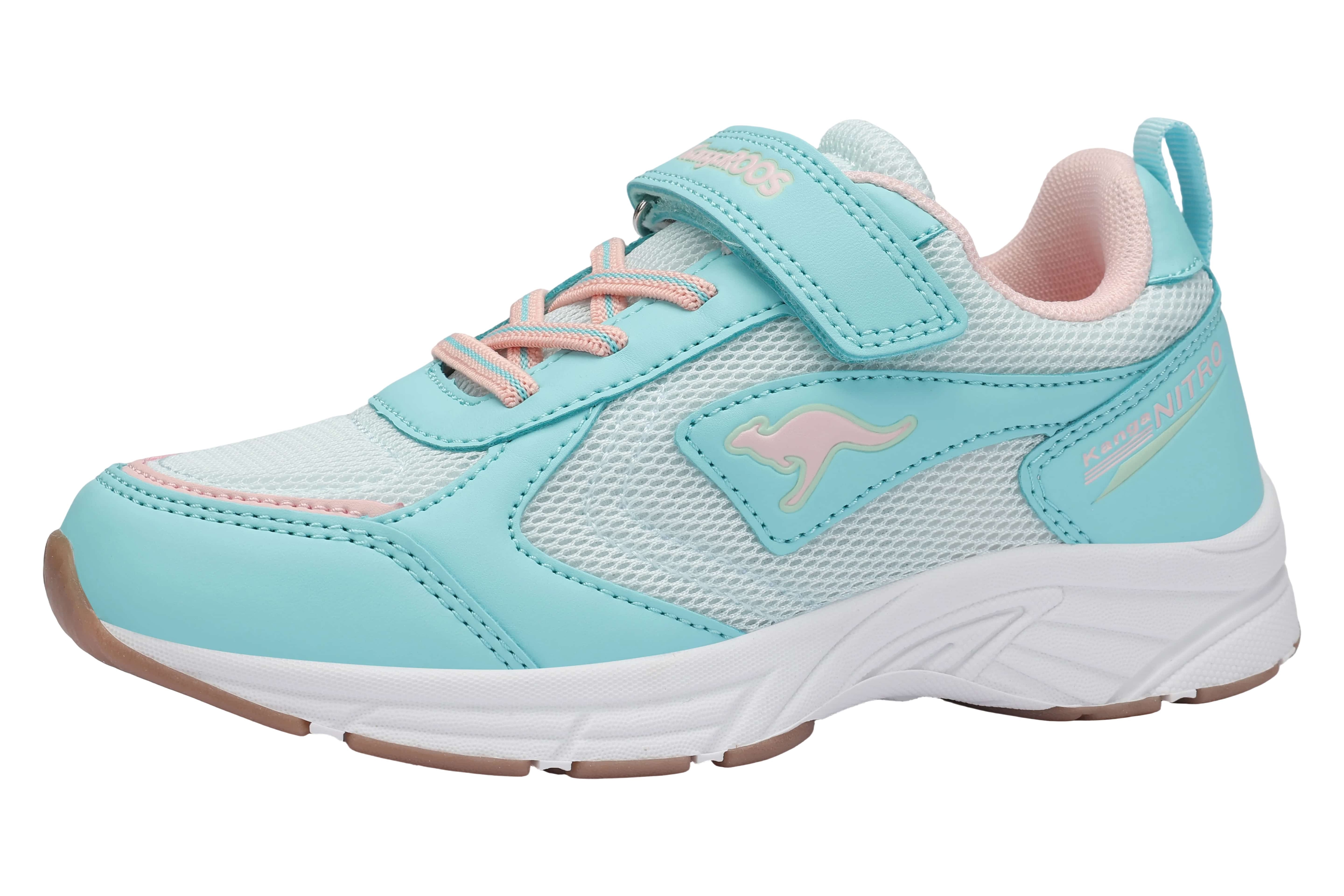 Sneaker KANGAROOS "K-NI CHINO EV", Damen, Gr. 31, limpet shell, frost pink, Mesh, Synthetik, Schuhe Sneaker
