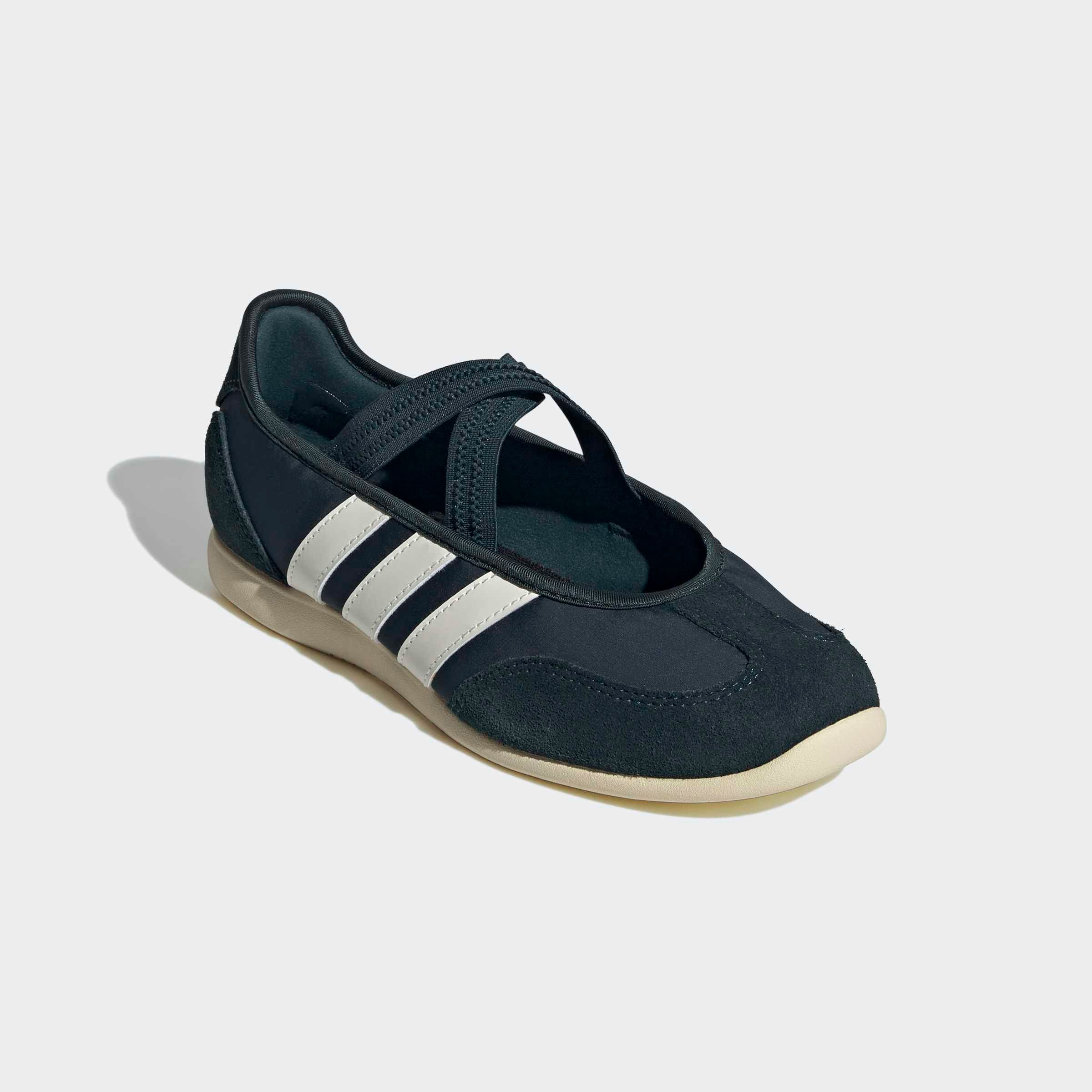 Sneaker Ballerinas ADIDAS SPORTSWEAR "BARREDA MARY JANE", Gr. 41, aurora ivy, sanftes weiß, warm vanilla, Leder, Textil, Schuhe
