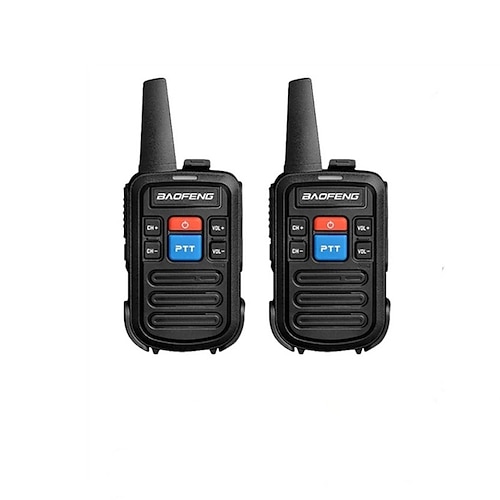 baofeng mini walkie talkie uhf 400-470 mhz radio dual band portatile bf-c50 radio bidirezionale a 16 canali a lungo raggio 5 w con caricabatterie