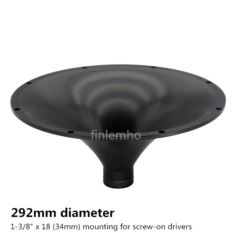 2PC Tweeter Altoparlante Corno Rotondo 292mm Alti DJ Auto HiFi Per Audio Professionale Home Theater Karaoke Sistema di Indirizzo Pubblico