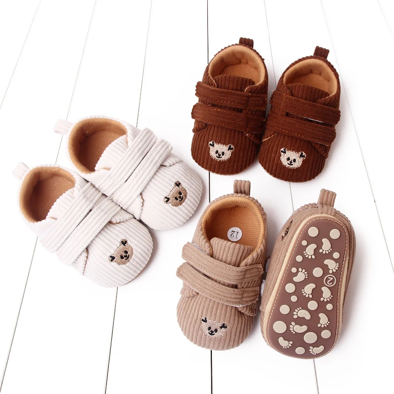 Frühling und Herbst Stil Baby Schuhe Jungen Schuhe für Baby Jungen Cartoon Bär Stil Kinder Lernen Schuhe Mädchen Schuhe