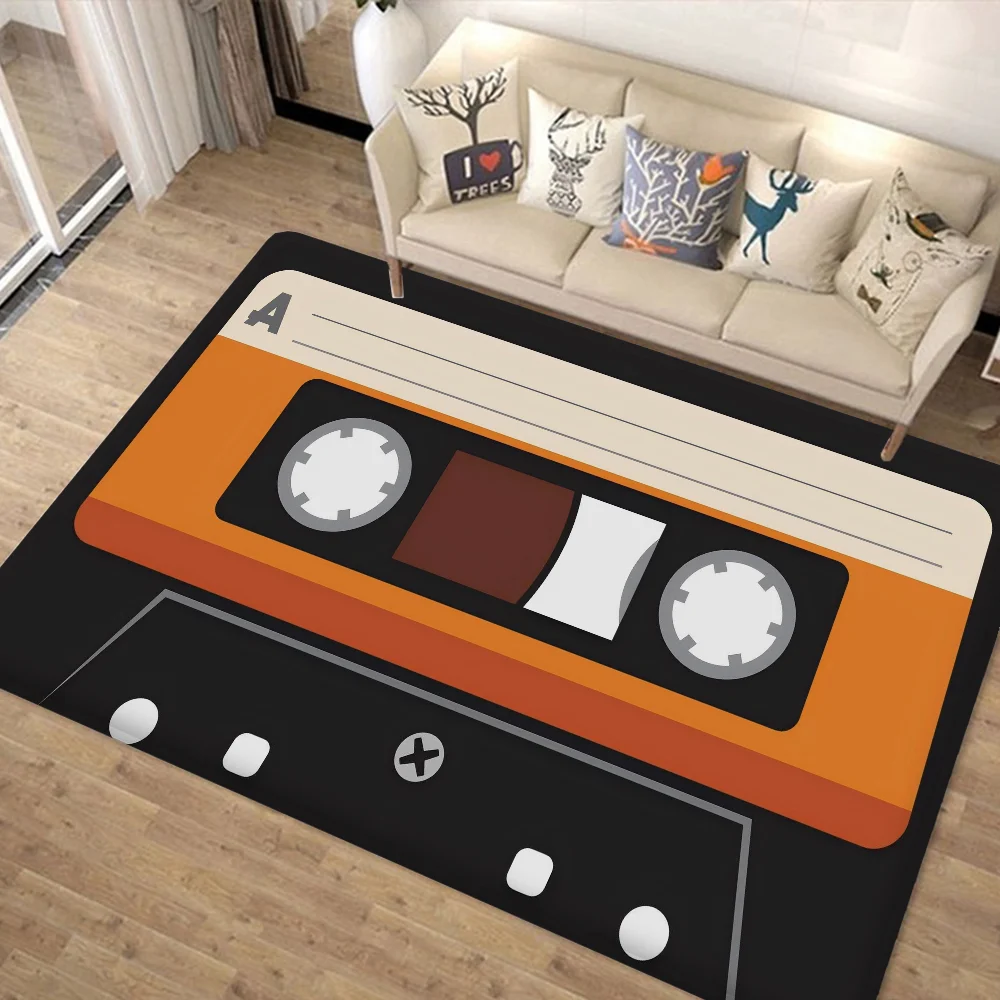 Kassettenband-Badezimmermatte im INS-Stil, weich, für Schlafzimmer, Boden, Haus, Waschküche, rutschfest, Willkommens-Fußmatte Image