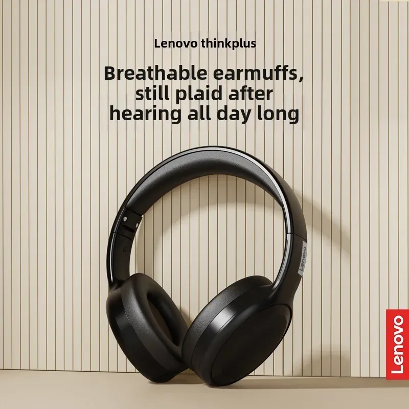 Lenovo TH30 Drahtlose Kopfhörer Bluetooth 5.3 Kopfhörer Faltbare Gaming Headset Sport Kopfhörer mit Mikrofon Musik Ohrhörer Original Image