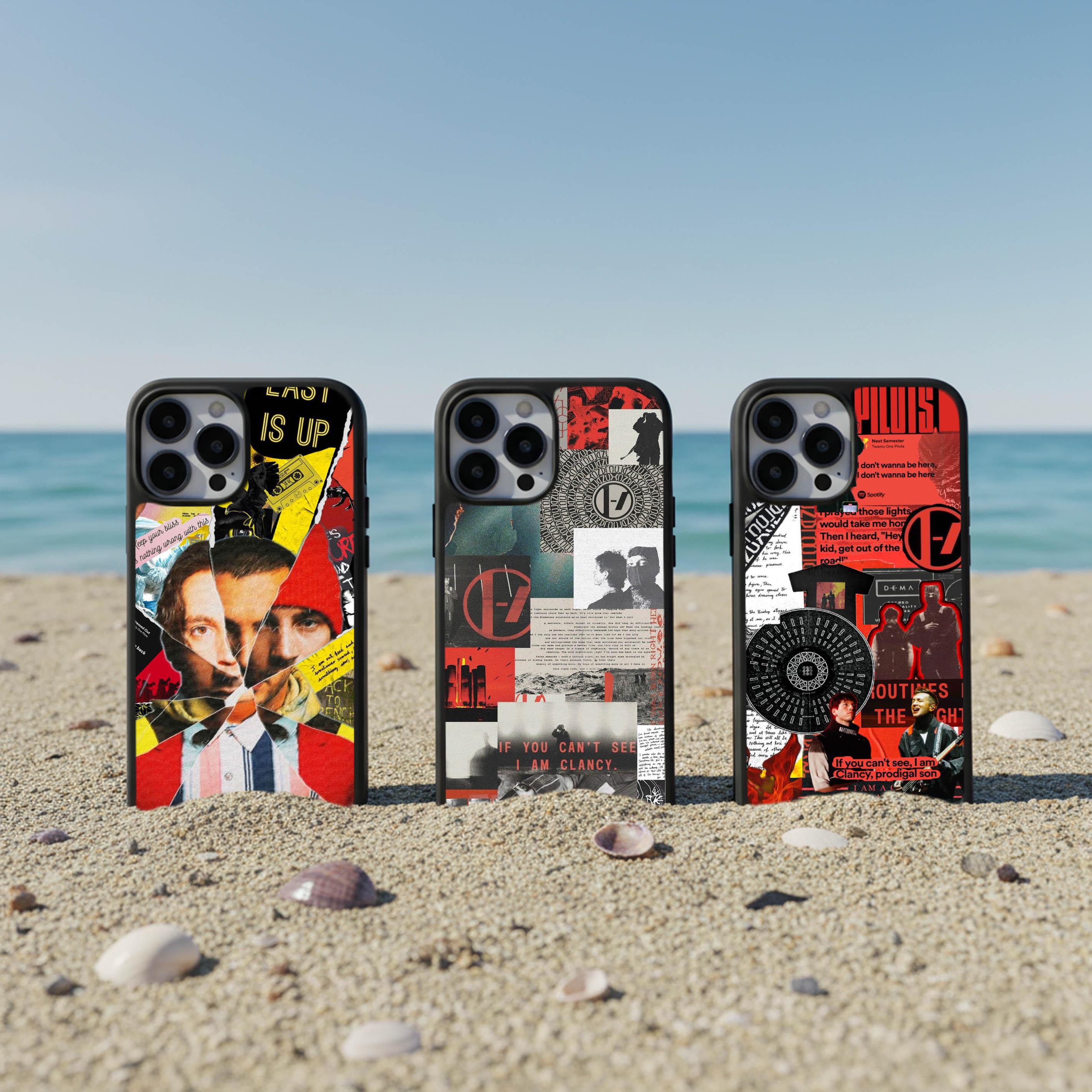 Custodia per telefono 21 Pilots Custodia per telefono ispirata alla band musicale Custodia per telefono personalizzata Custodia per iPhone 17 16 15 14