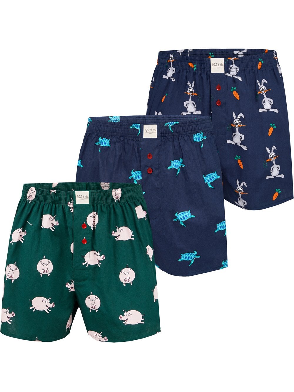 Phil & Co. Berlin Boxer Herren mehrfarbig, L Image