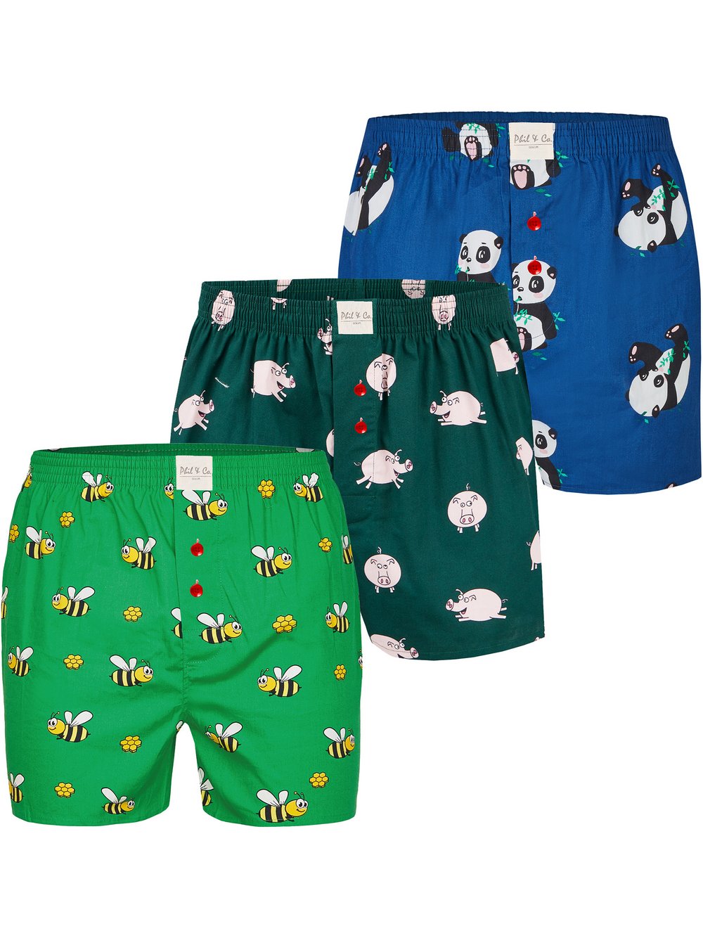 Phil & Co. Berlin Boxer Herren mehrfarbig, M Image