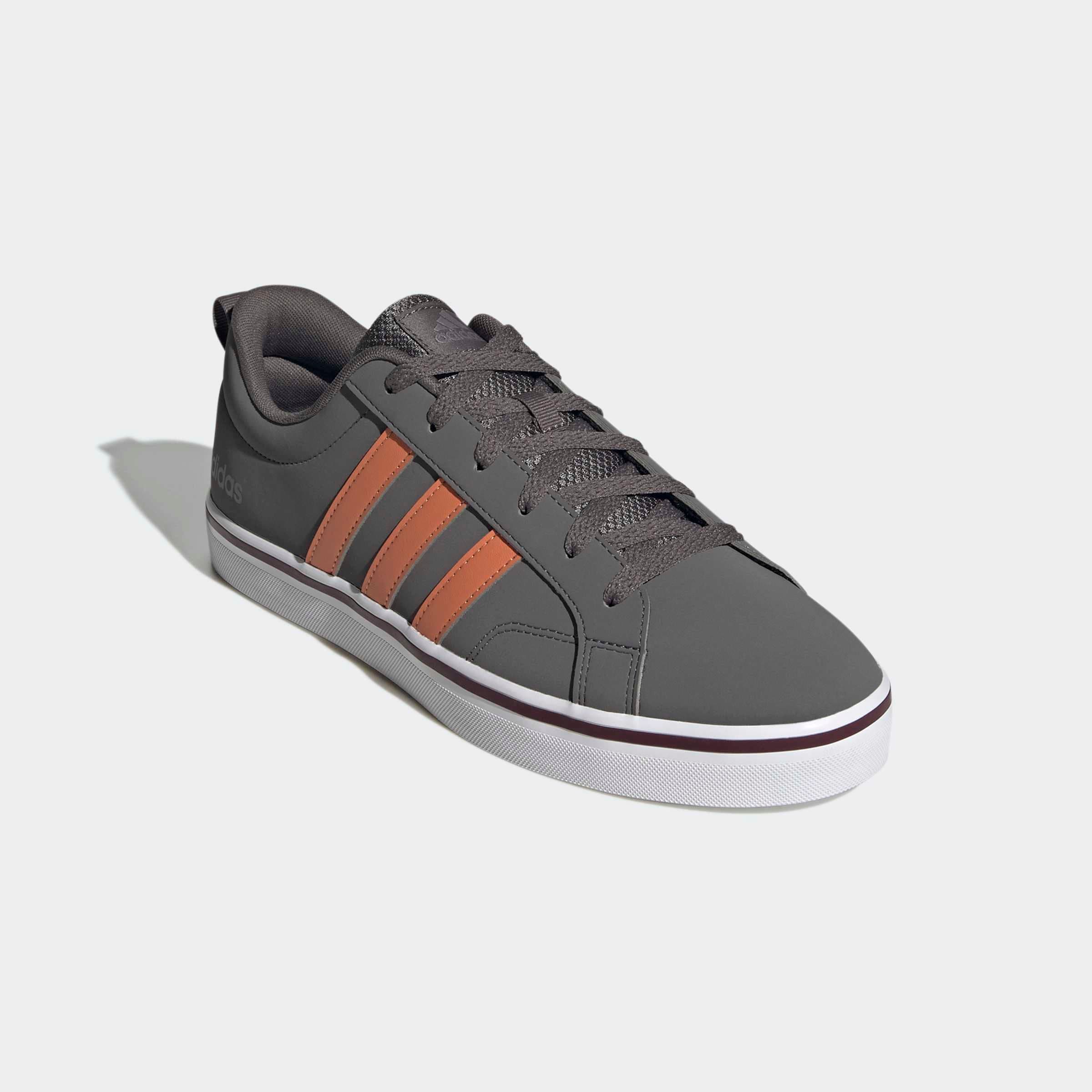 Sneaker ADIDAS SPORTSWEAR "VS PACE 2.0", Herren, Gr. 43, charcoal, dusky orange, cloud weiß, Synthetik, Textil, Schuhe Sneaker