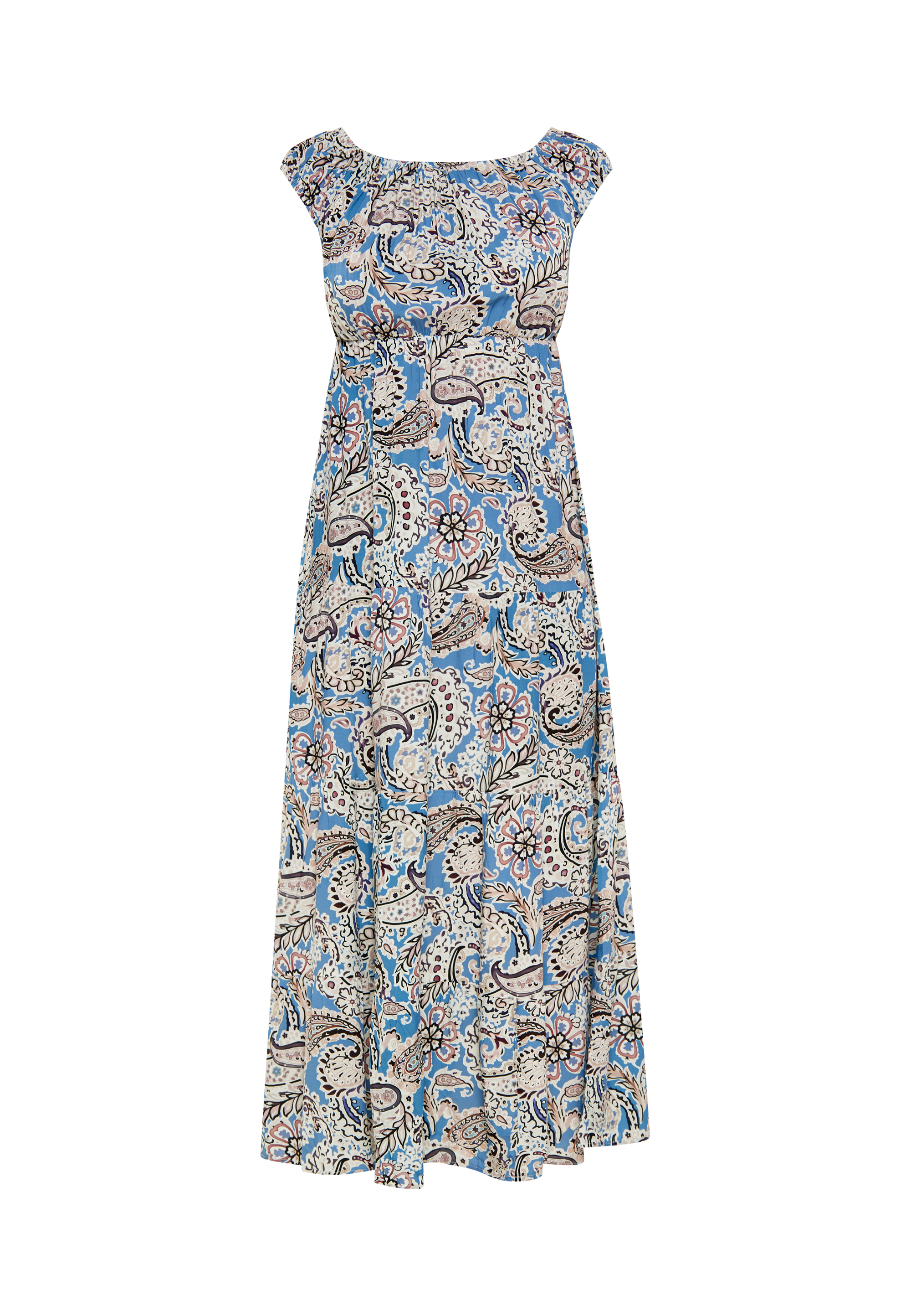 usha Kleid Frauen blau mehrfarbig S