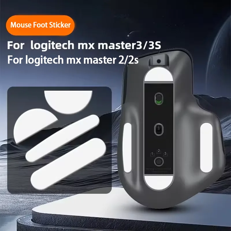 1 Set rutschfeste TPU-Mauspads für Logitech MX Master 3/3S und Master 2/2S, kabellose Maus-Fußgriffpads, sicherer Griffverstärker Image