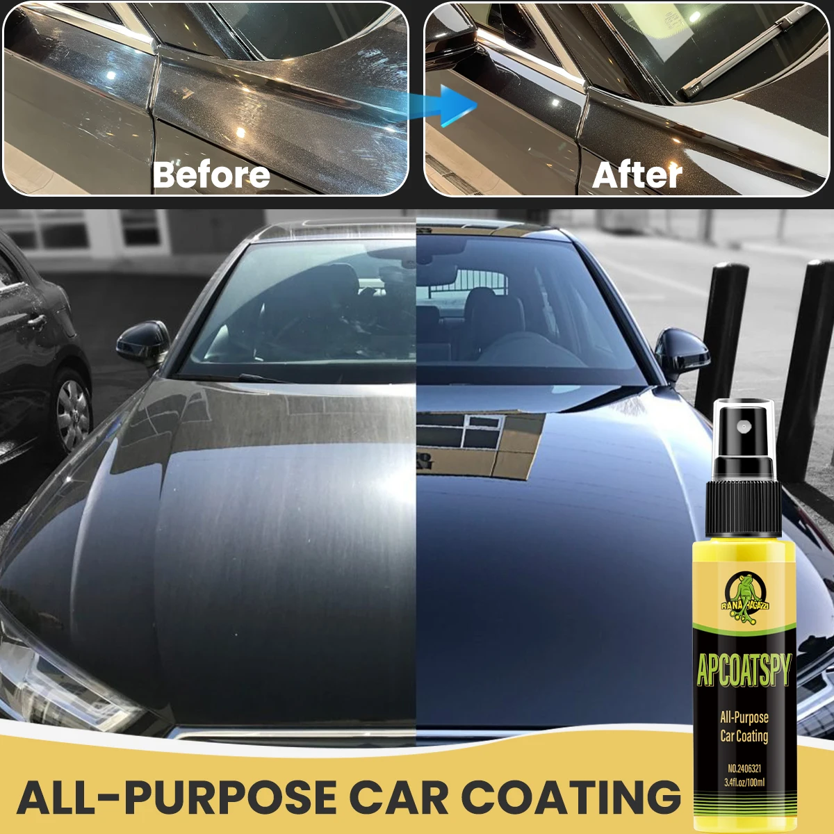 Auto Keramik Nano Beschichtung Flüssigkeit Beschichtung Nano Kristall Hydrophobe Schicht Polieren Farbe Beschichtung Mittel Auto Polnischen Nanos Beschichtungen Image