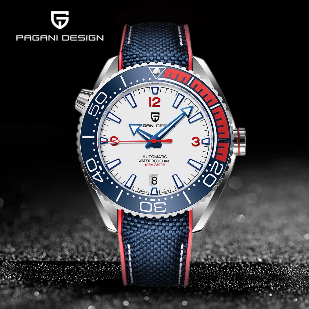 PAGANI DESIGN Luxus Männer Mechanische Armbanduhr Saphirglas Uhr Top Marke Wasserdichte Automatische Uhren Männer relogio masculino Image