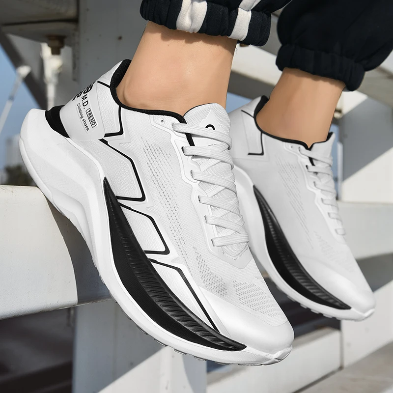2025, Herren-Sport-Laufschuhe, bequeme, lässige Sportschuhe, Eva, weiche Sohle, elastischer Rückprall, atmungsaktives Mesh, Herrenschuhe, 39–45