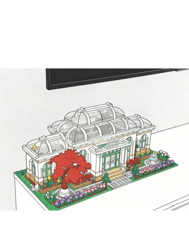 MOC-3792PCS modell bausteine Ziegel Hause dekoration DIY Spielzeug Erwachsene kinder Weihnachten Geschenke Image