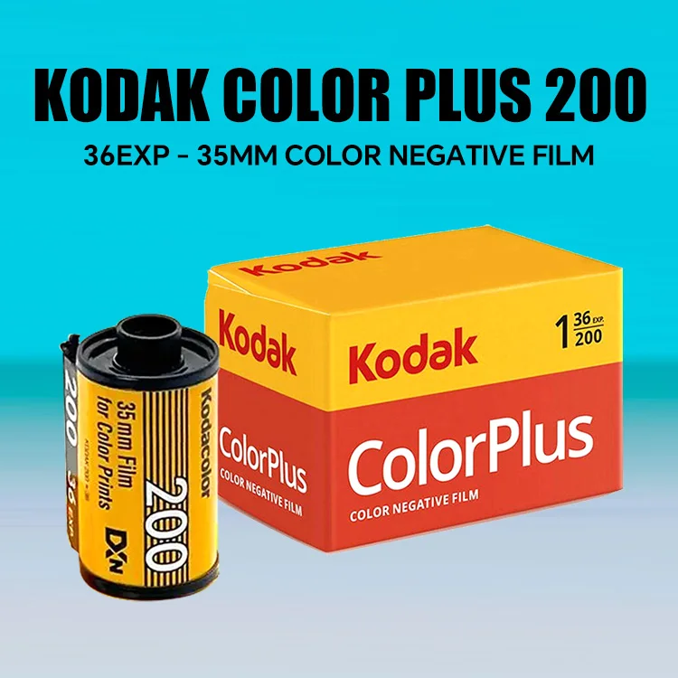 KODAK COLOR PLUS 200 36EXP – 35 mm farbiger NEGATIVER FILM Image