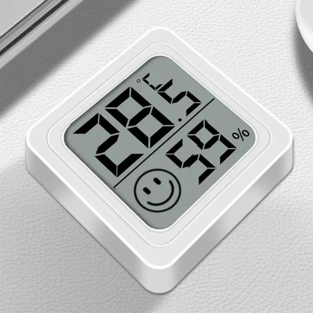 Termometro digitale LCD Igrometro per ambienti interni Misuratore elettronico di umidità della temperatura Sensore Stazione meteorologica per la casa