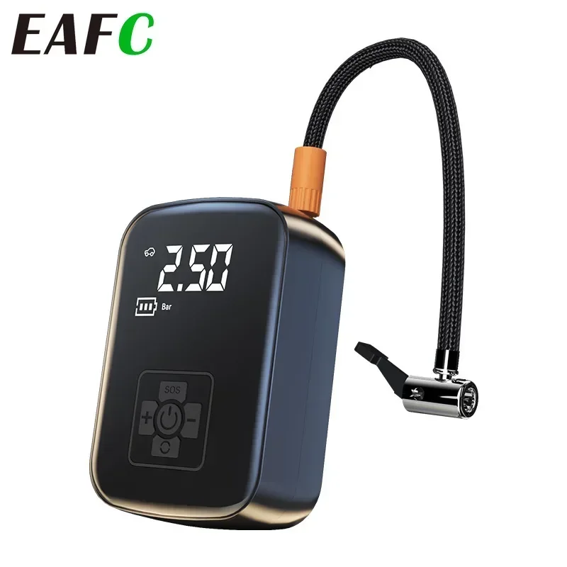Pompe à Air sans fil 150PSI, compresseur d'air Portable, gonfleur de balle, lumière Led, gonfleur de pneus électrique pour voitures, motos, vélos