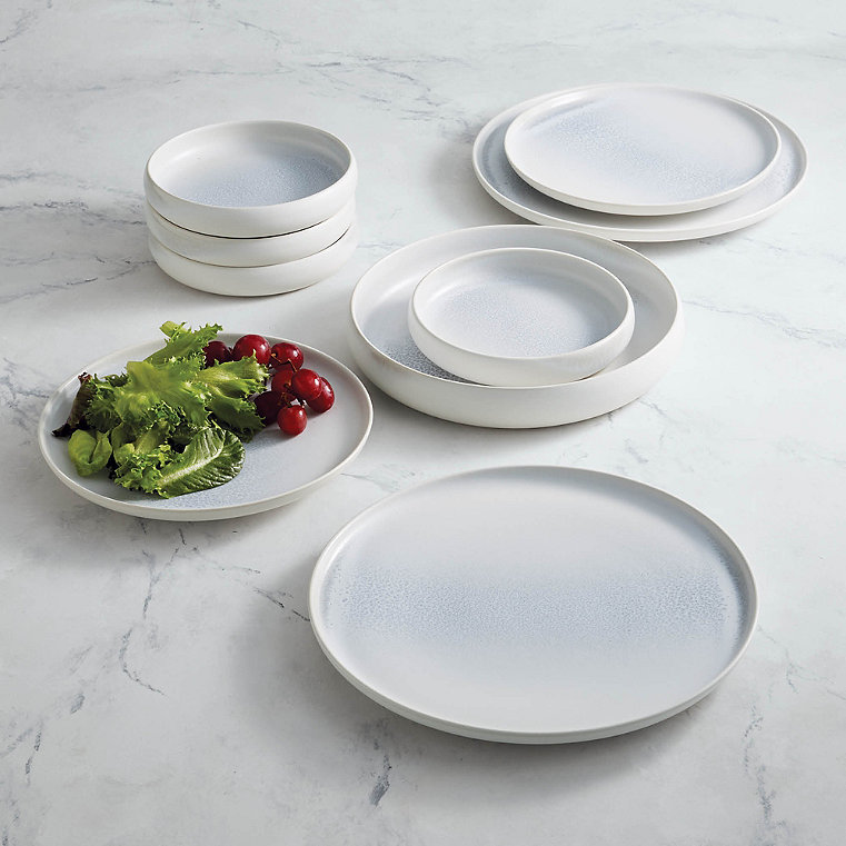 Set of 4 Nordic Dinnerware Collection - Coupe Plates, Large Coupe Plates - Frontgate