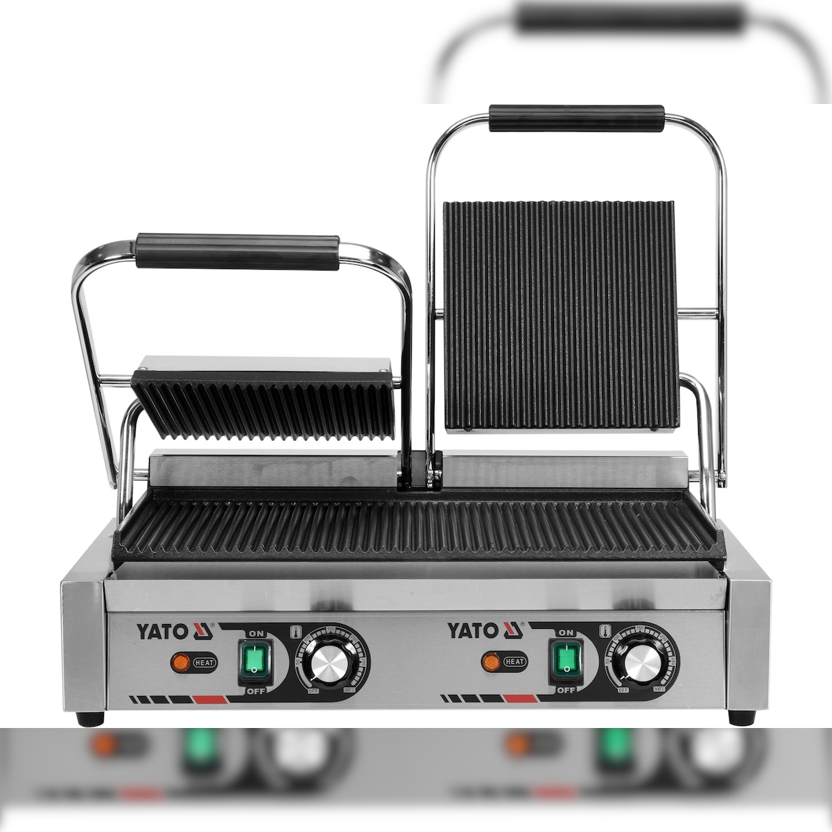 Gastro Doppel Elektrogrill, Tischgrill 3600W 580x360x190mm Image