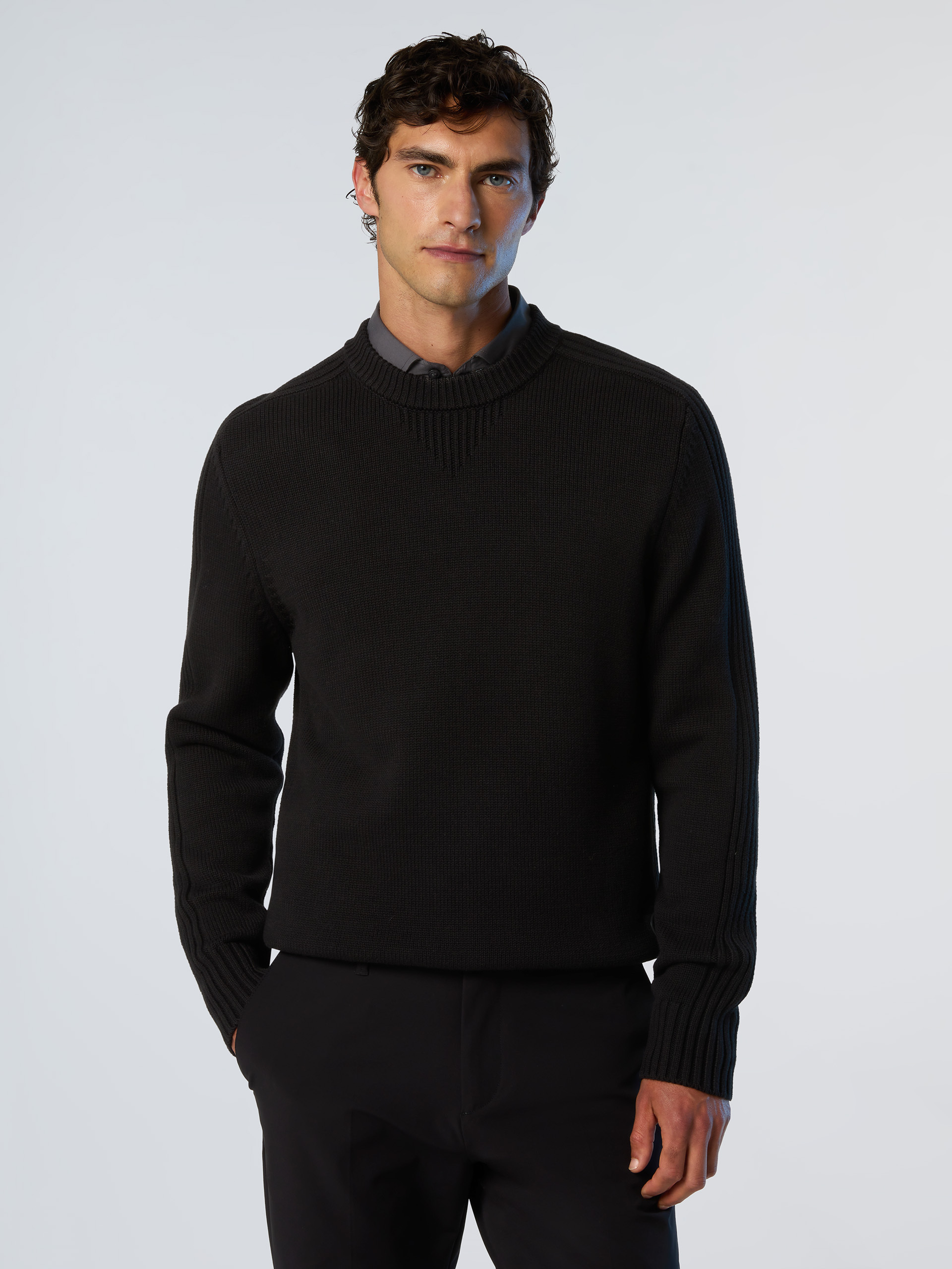 North Sails Pullover Rundhalsausschnitt mit Rippbündchen Image