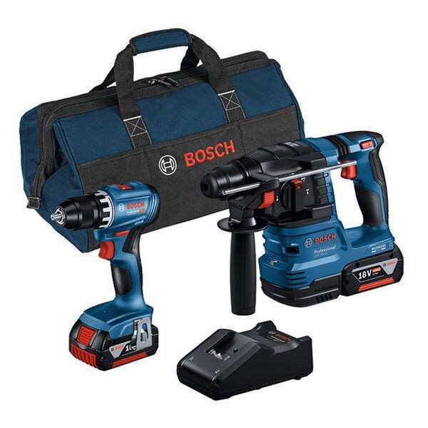 BOSCH Combo Kit »GSR 18V-45 + GBH 18V-22« blau, 13.1x26.6x54.5 cm Image