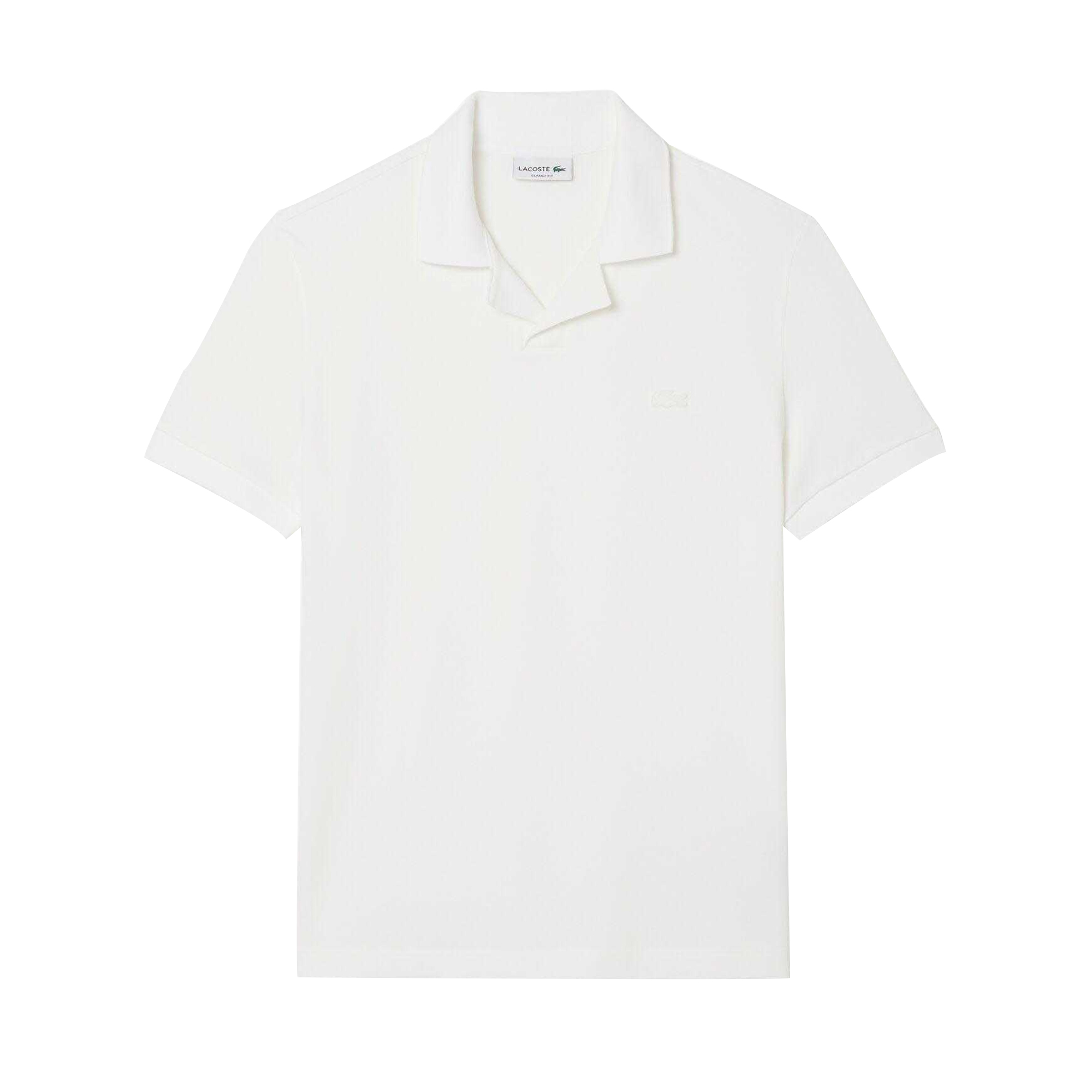Lacoste - "Paris" Poloshirt für Herren, Offener Kragen, Klassisch (Weiß) Image